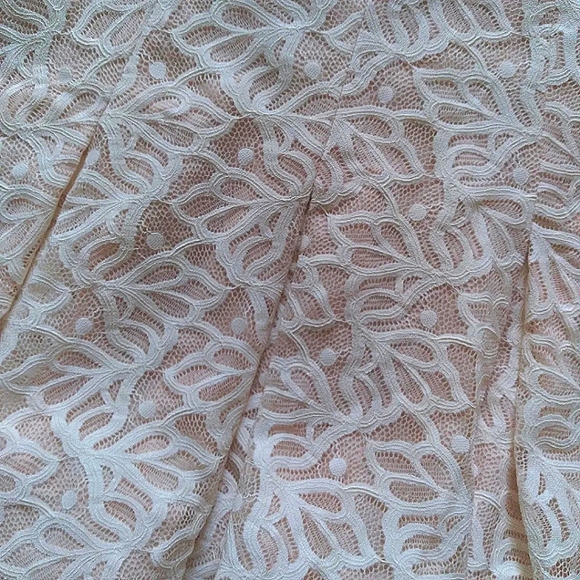 Sandro Paris Guipure Lace Overlay mini skirt, size Medium - Picture 2 of 7